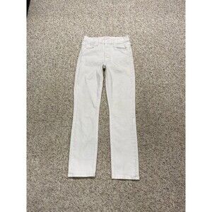 26 Mother Denim The Mid Rise Dazzler Ankle Fairest Of Them All White